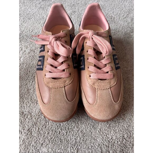 NWOB Back 70 Jogger Z sneakers in camel, navy, and pink Sz 38, $180 - Picture 7 of 10
